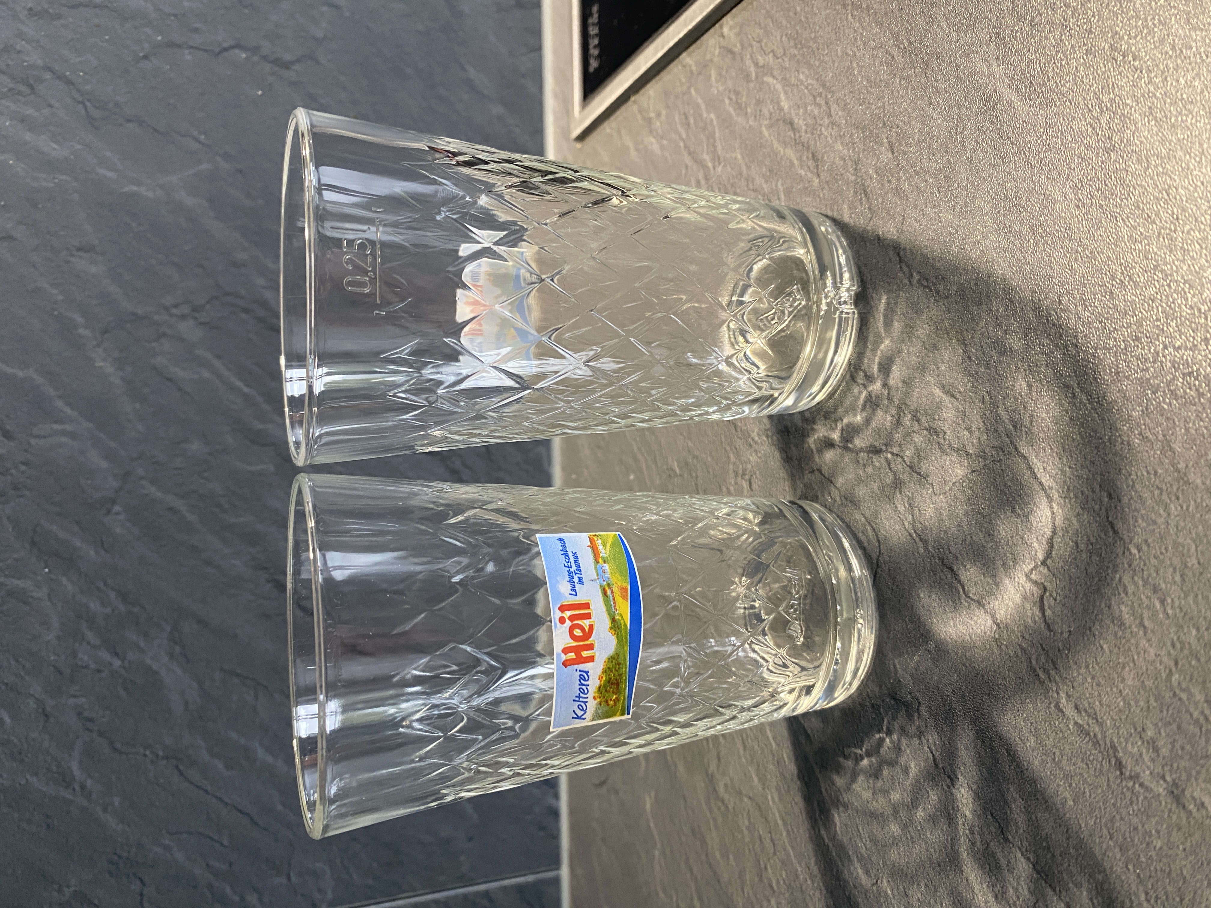 9 Apfelwein Gläser 0,25l 2